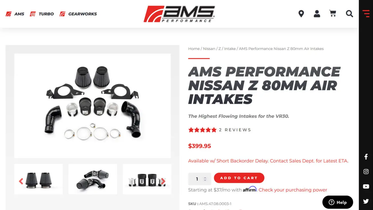 ams_performance_website_product AMS Performance
